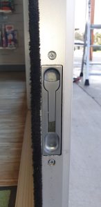 Flush door lock repaired